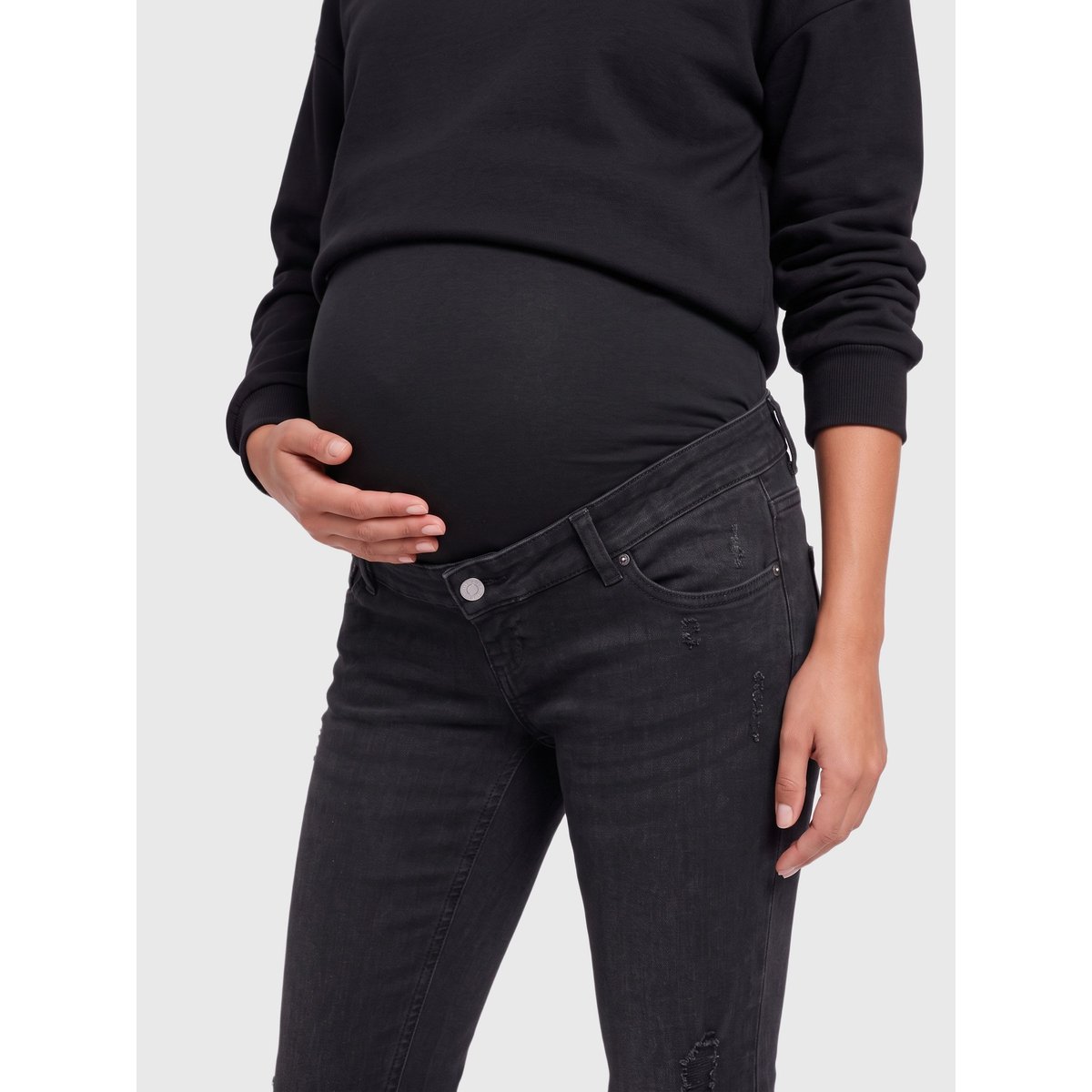 Jean Skinny noire - washed black 1, ONLY