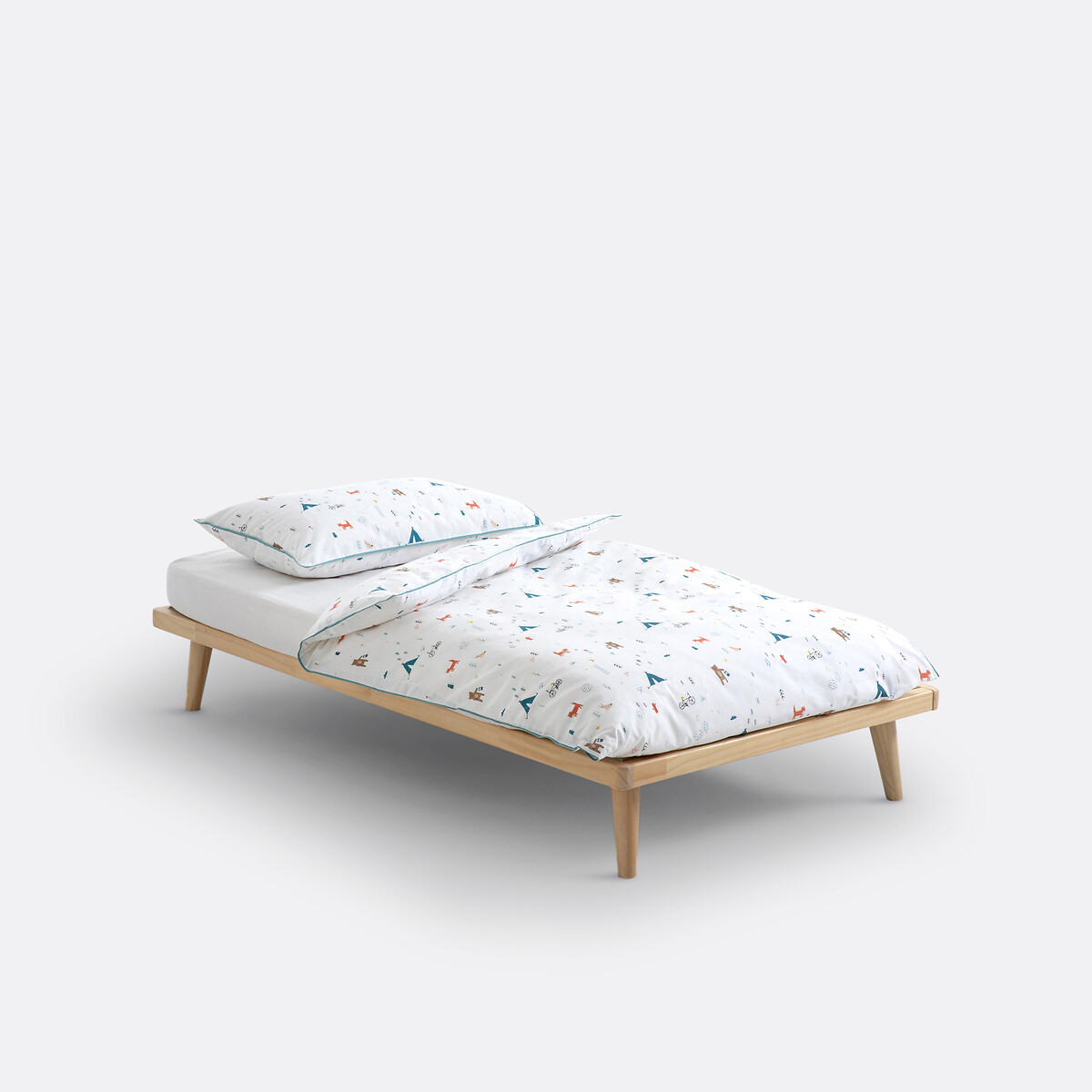 Lit bébé évolutif 3 en 1 JIMI bleu grisé, LA REDOUTE INTERIEURS