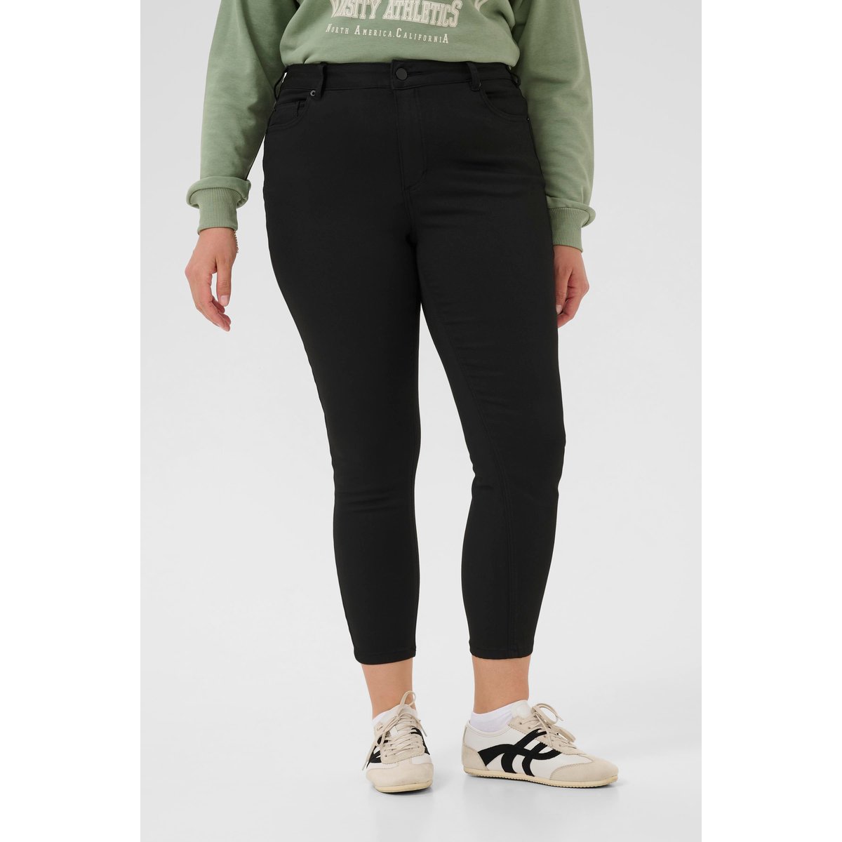 Jeans noir, KAFFE CURVE