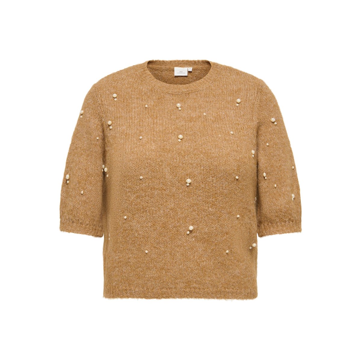 Pull En Maille marron - foxtrot 1, ONLY CARMAKOMA
