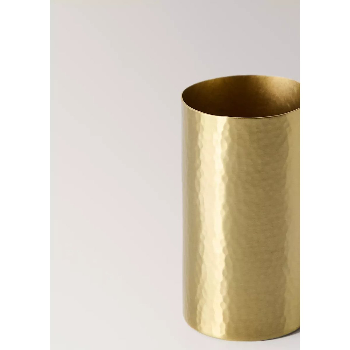 Gobelet porte-brosse à dents en acier inoxydable or, MANGO HOME