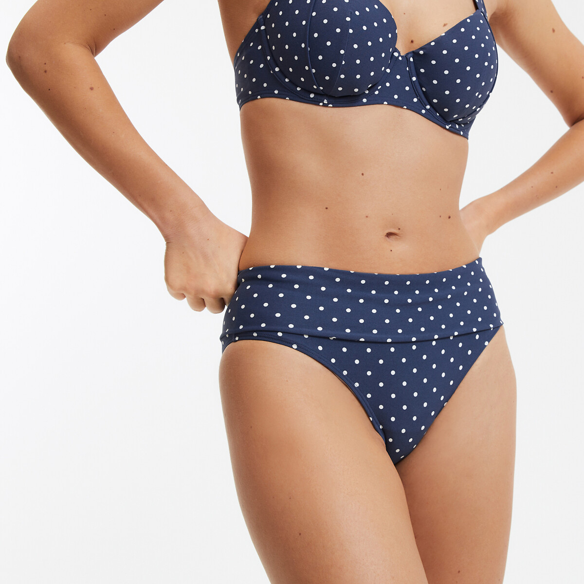 Polka Dot Bikini Bottoms polka dot print, ANNE WEYBURN