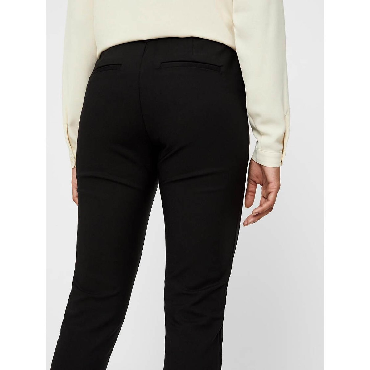 Ankle Grazer Peg Trousers black, VERO MODA