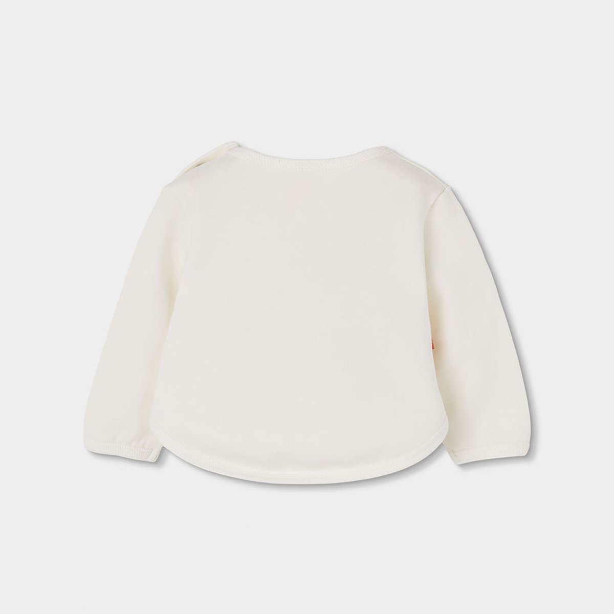 Ensemble maille bébé fille imprimé forêt blanc, BOBOLI