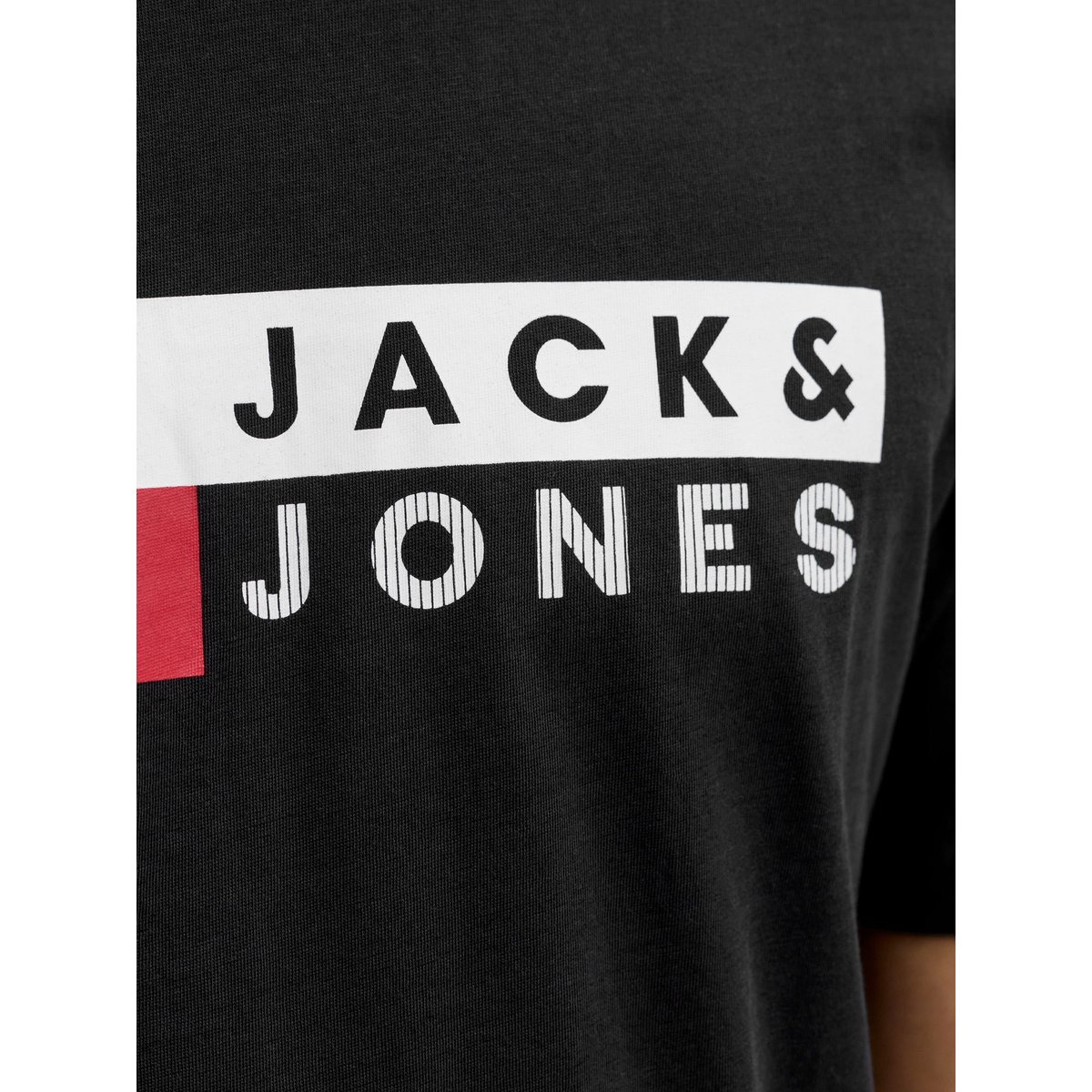 T-Shirt noire - black, JACK & JONES