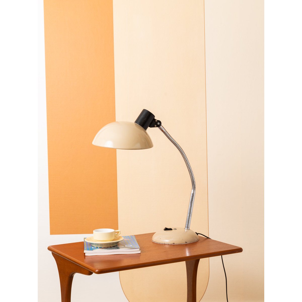 Lampe de bureau Sarlam industrielle Julia N°1066 - Bon état beige, DEBONGOUT