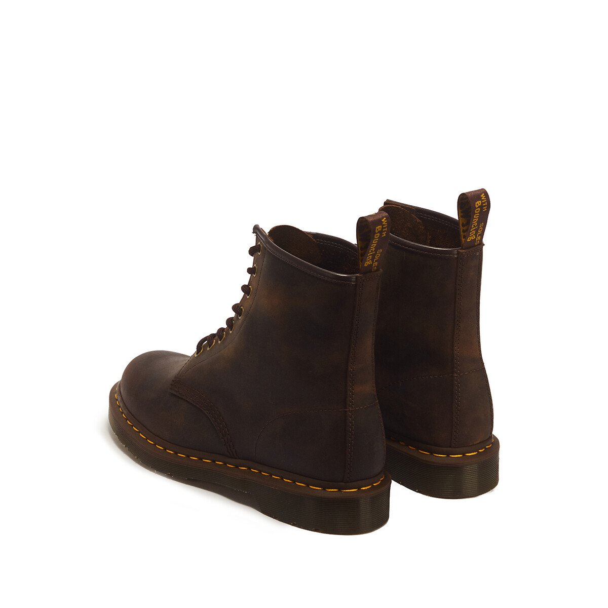 Boots 1460 en cuir Crazy Horse marron, DR. MARTENS