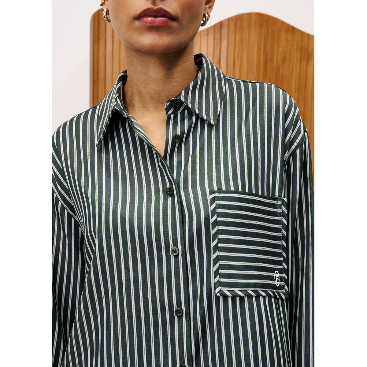 Chemise CHESTER vert mousse, FRNCH