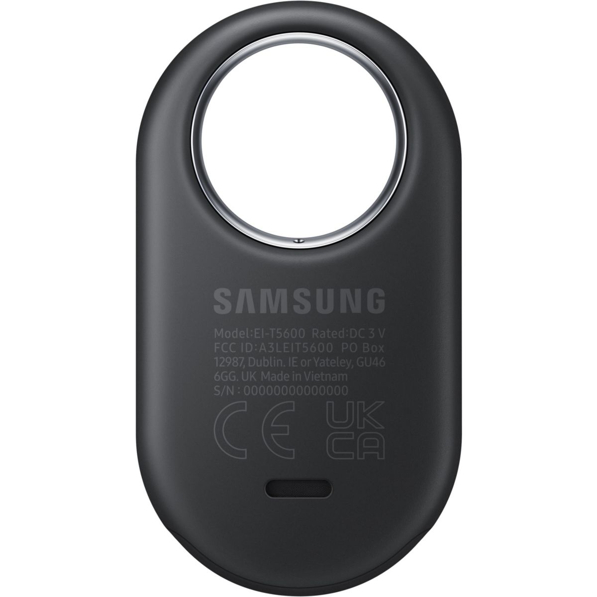 Tracker GPS Galaxy SmartTag2 Universel - Noir couleur unique, SAMSUNG