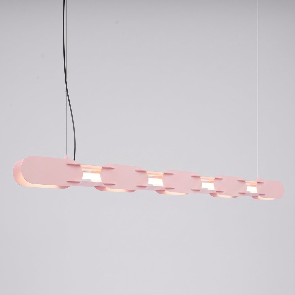 Suspension Acier Rose LED 1 Chain rose, EDEN