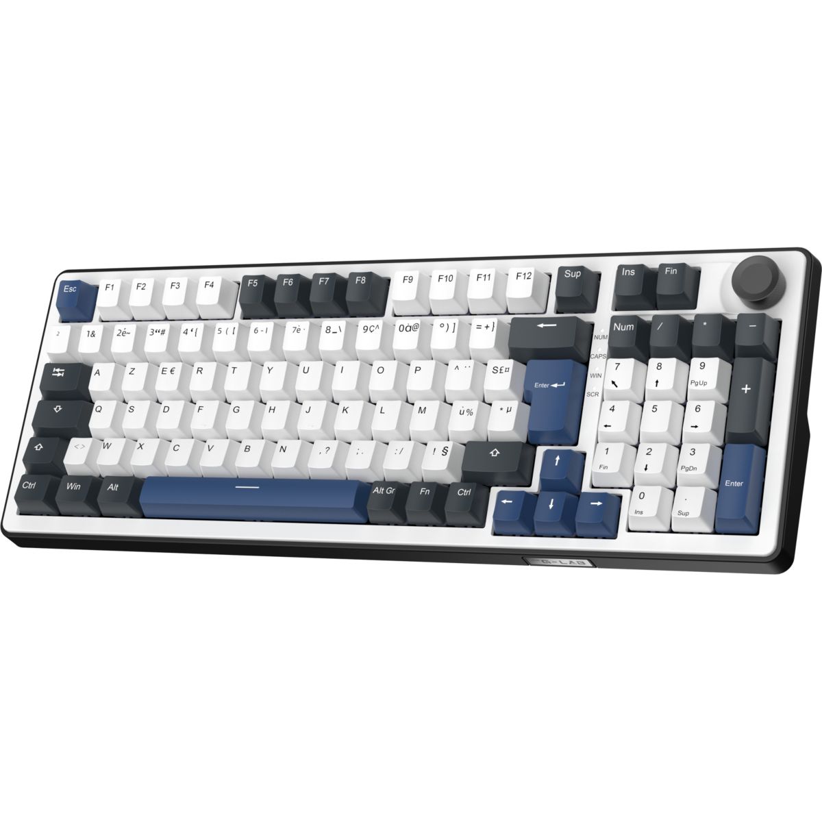 Clavier gamer KEYZ ELITE 400 HE BW Magnetique couleur unique, THE G-LAB