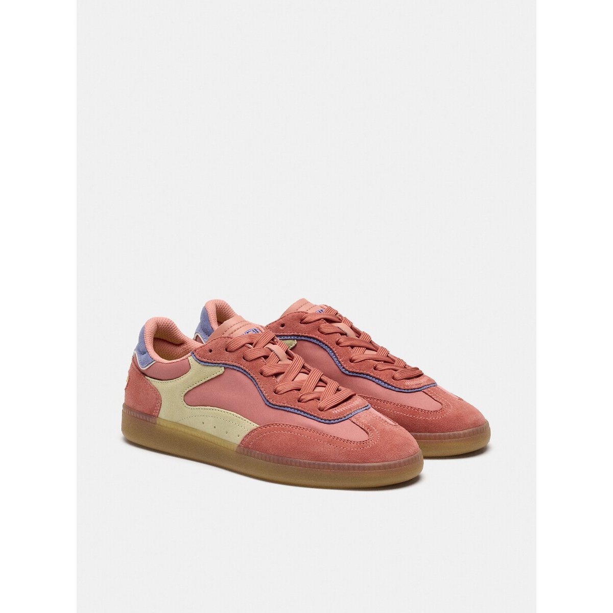Park leren sneakers roze, HOFF