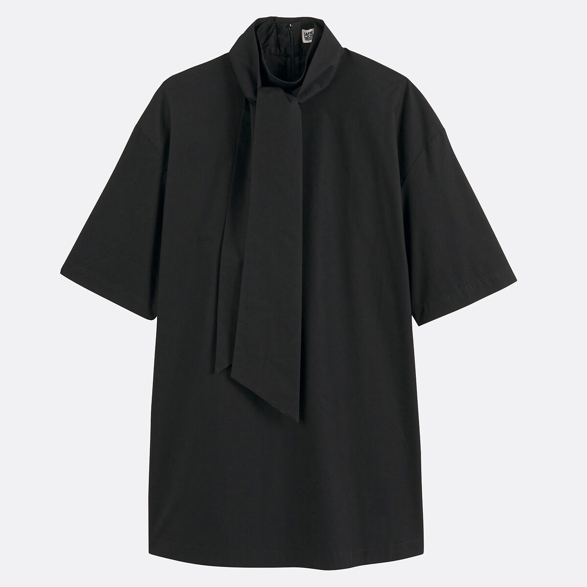 Full Mini Dress with Long Sleeves black, LA REDOUTE COLLECTIONS