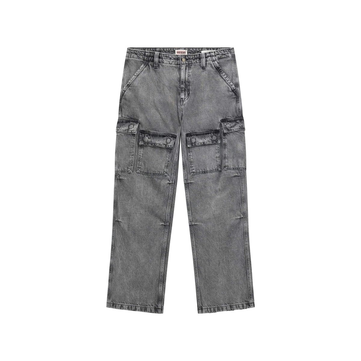Pantalon Cargo En Jean gris, GUESS