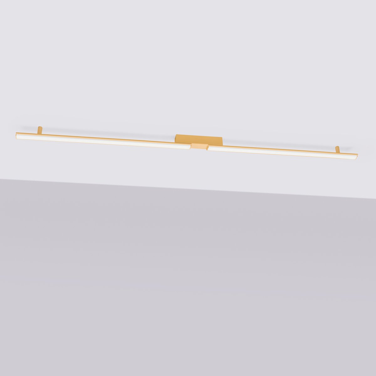 Plafonnier Aluminium Doré LED 2 Lagom doré, EDEN