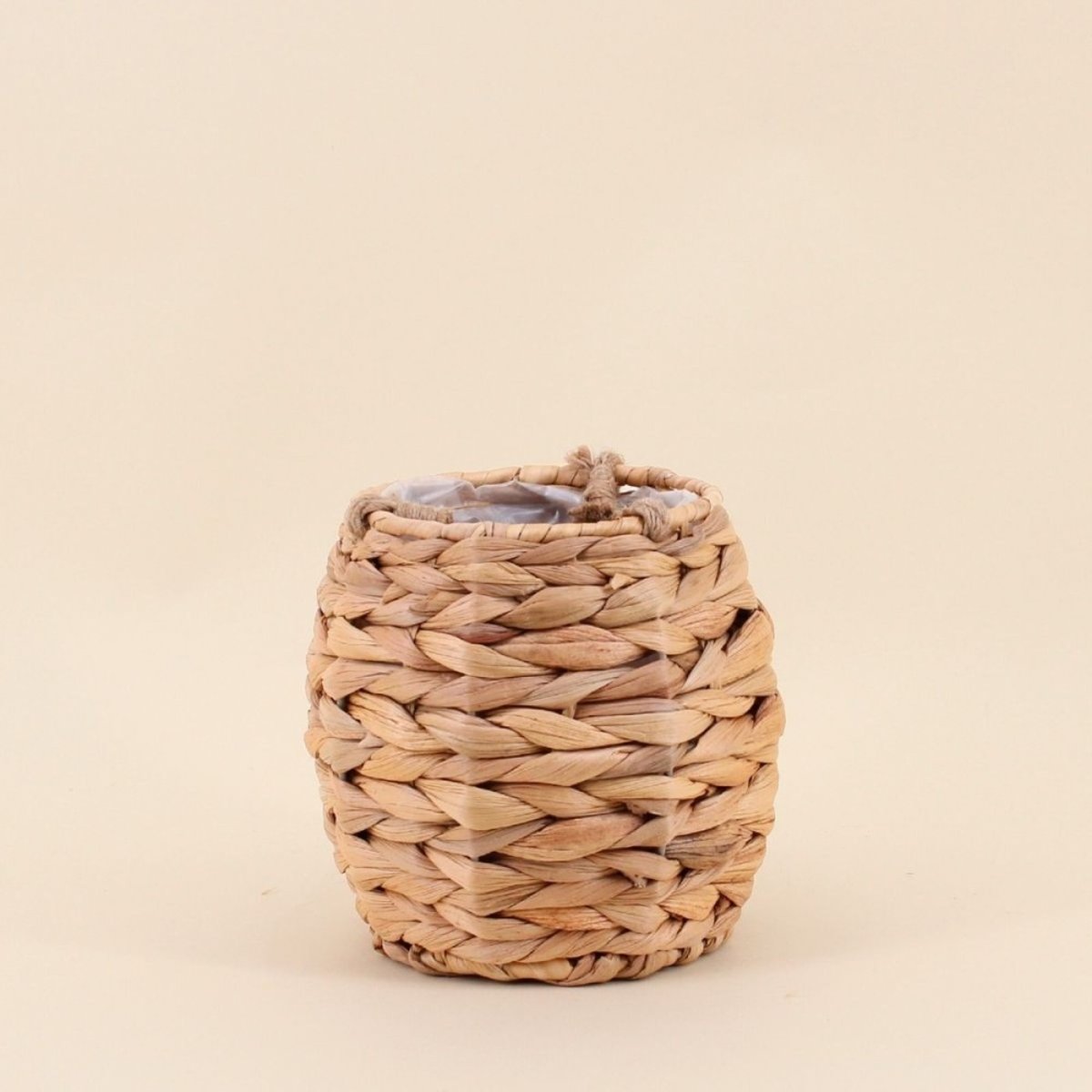 Set de 2 cache-pot à suspendre en jacinthe d'eau naturel, ORNAMI