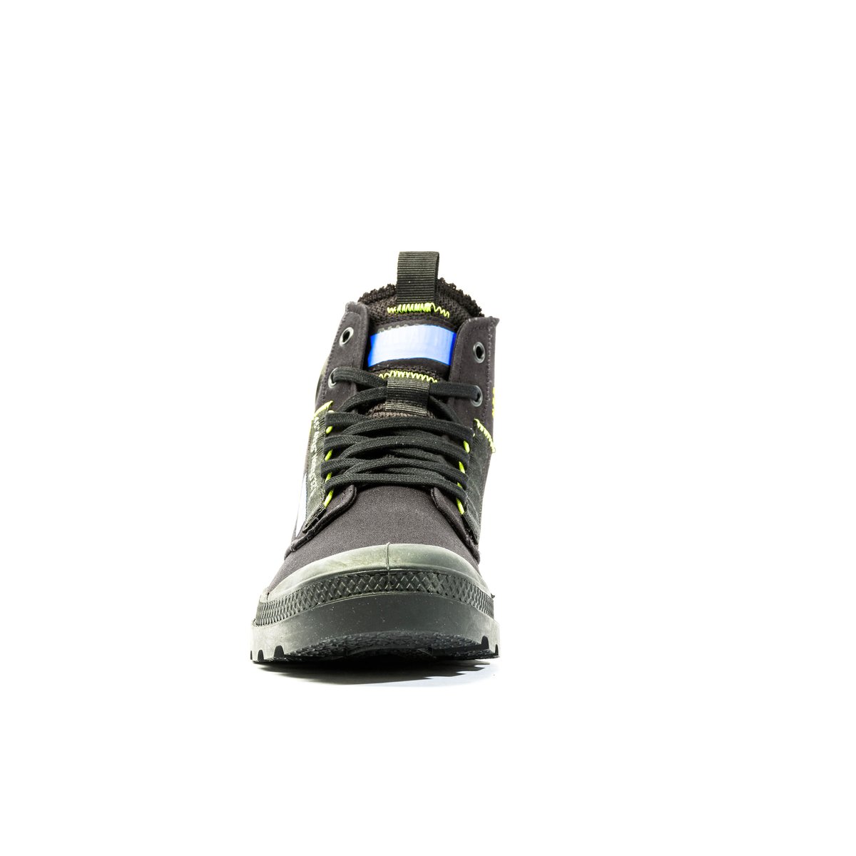Baskets montantes en toile PAMPA HI RE-CRAFT noir, PALLADIUM