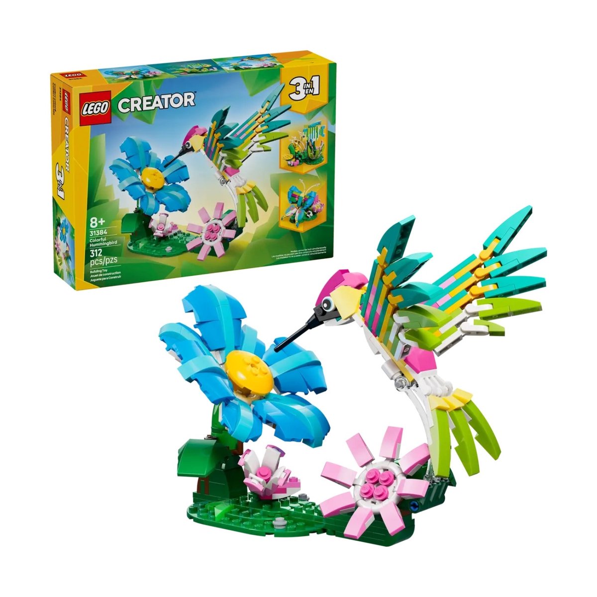 Creator Animaux sauvages Le colibri coloré multicolore, LEGO