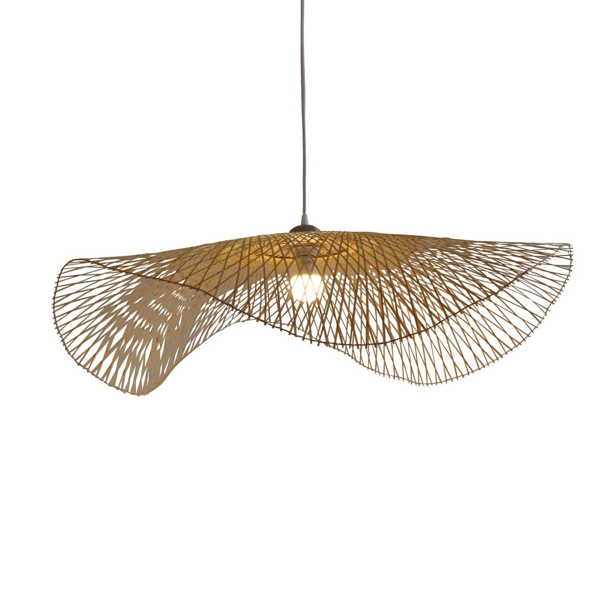 Suspension en bambou tressé, CARAVELLE naturel, NOW'S HOME
