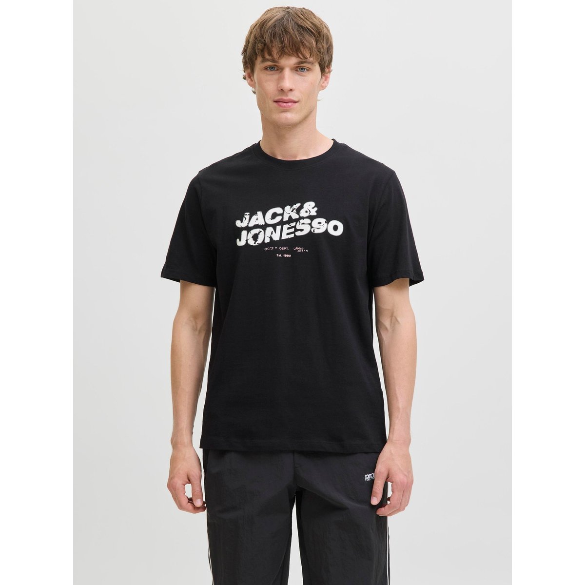 T-Shirt noire - black, JACK & JONES