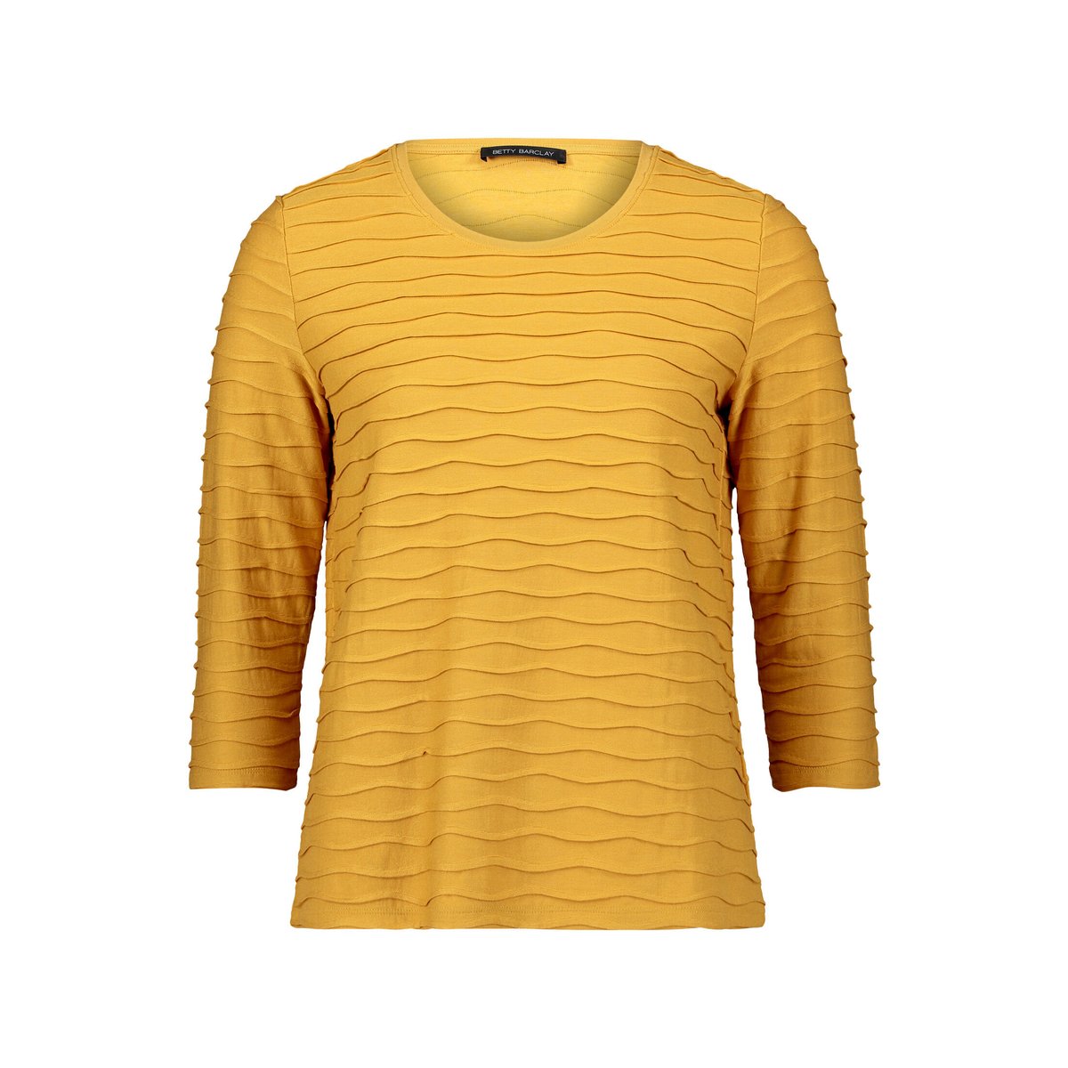 T-shirt basique de texture ondulée autumn gold, BETTY BARCLAY