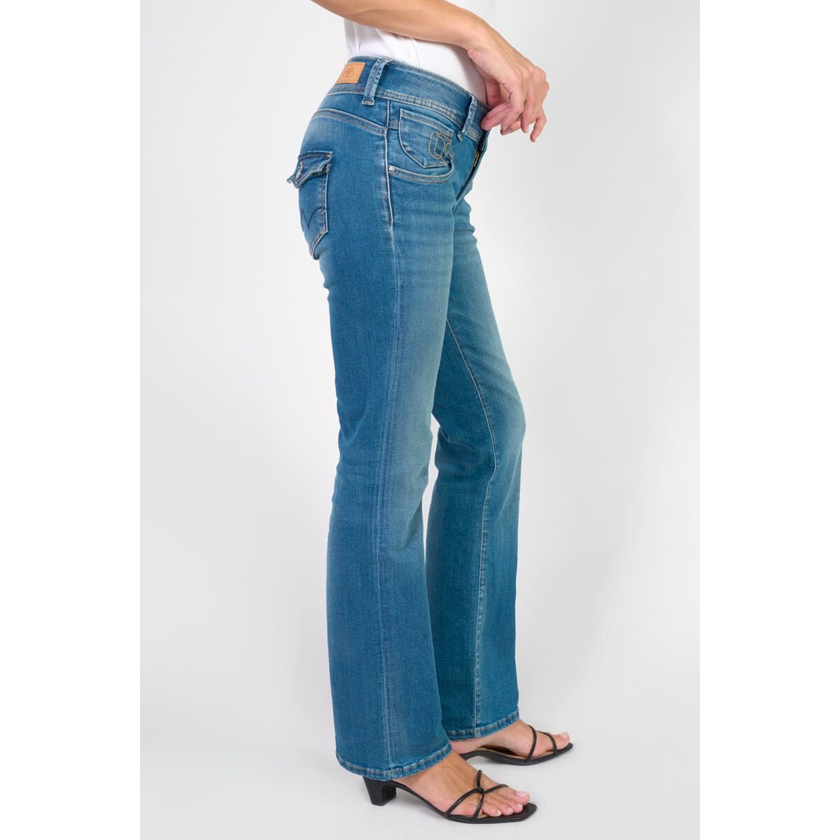 Jeans bootcut 2002, longueur 34 blue, LE TEMPS DES CERISES