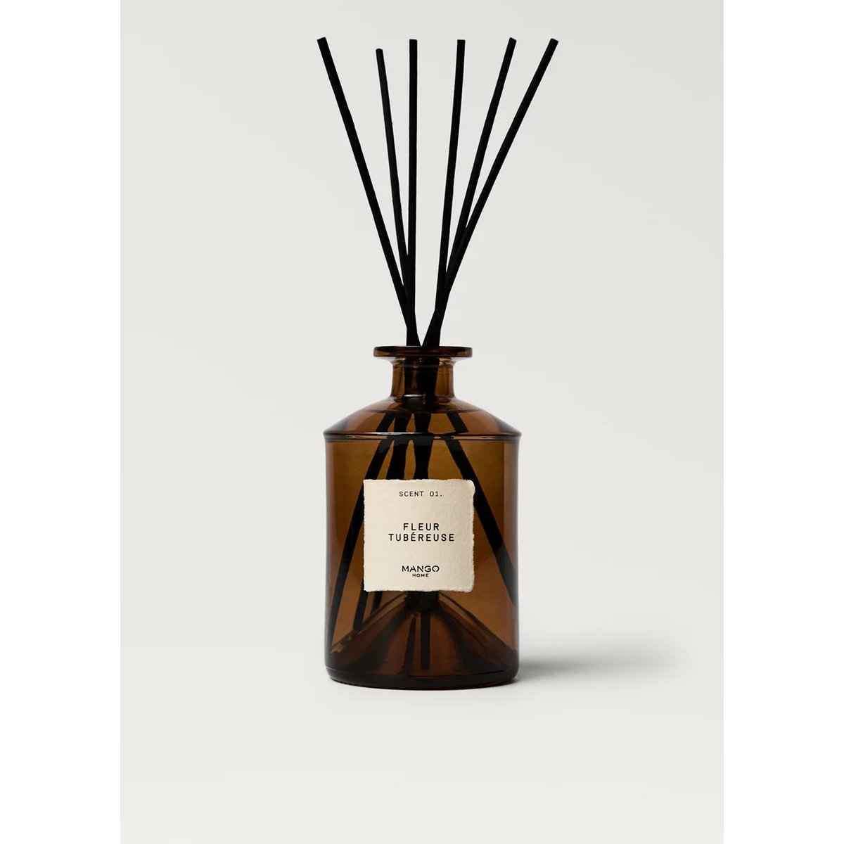 Diffuseur de parfum mikado FLEUR TUBÉROSE 500 ml marron, MANGO HOME