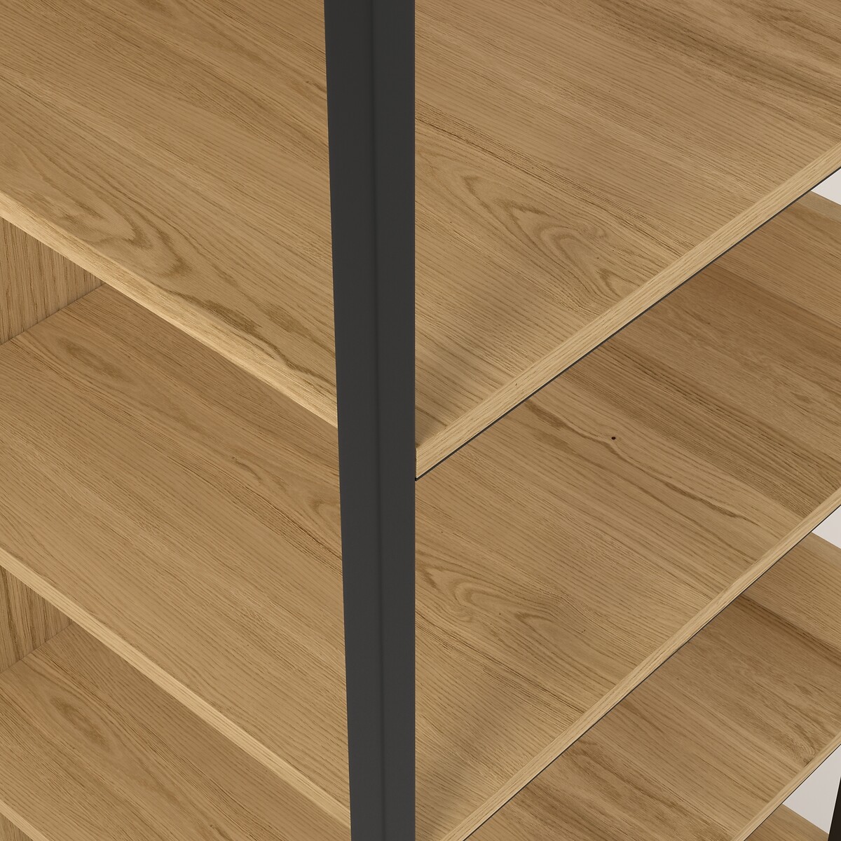Module armoire 1 porte penderie 6 étagères HIBA bois/métal, LA REDOUTE INTERIEURS