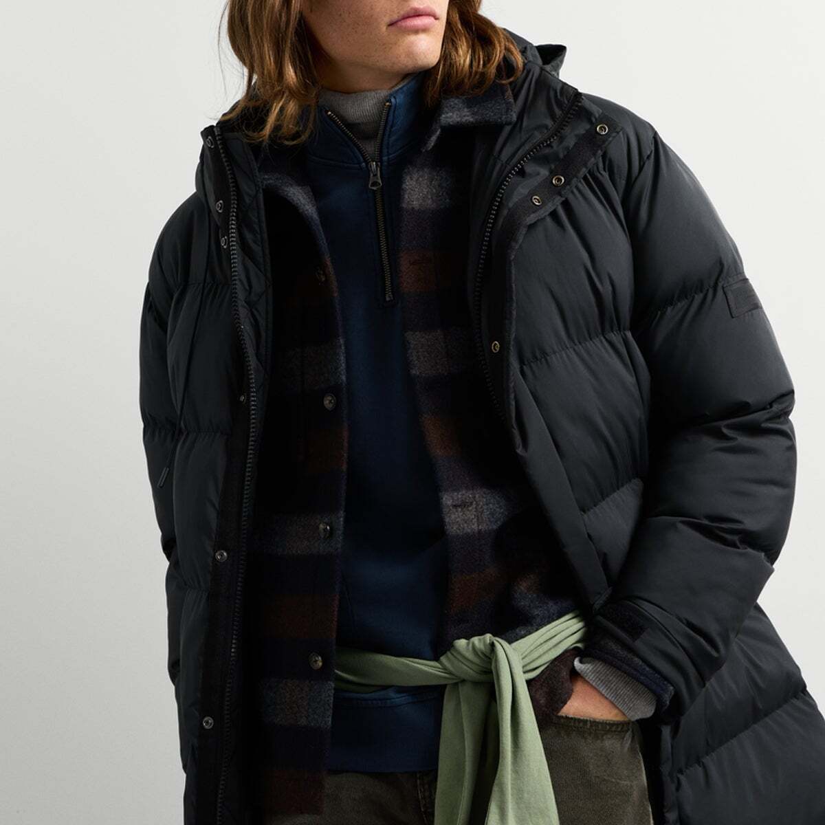 Doudoune Longue Avec Capuche noir, PEPE JEANS