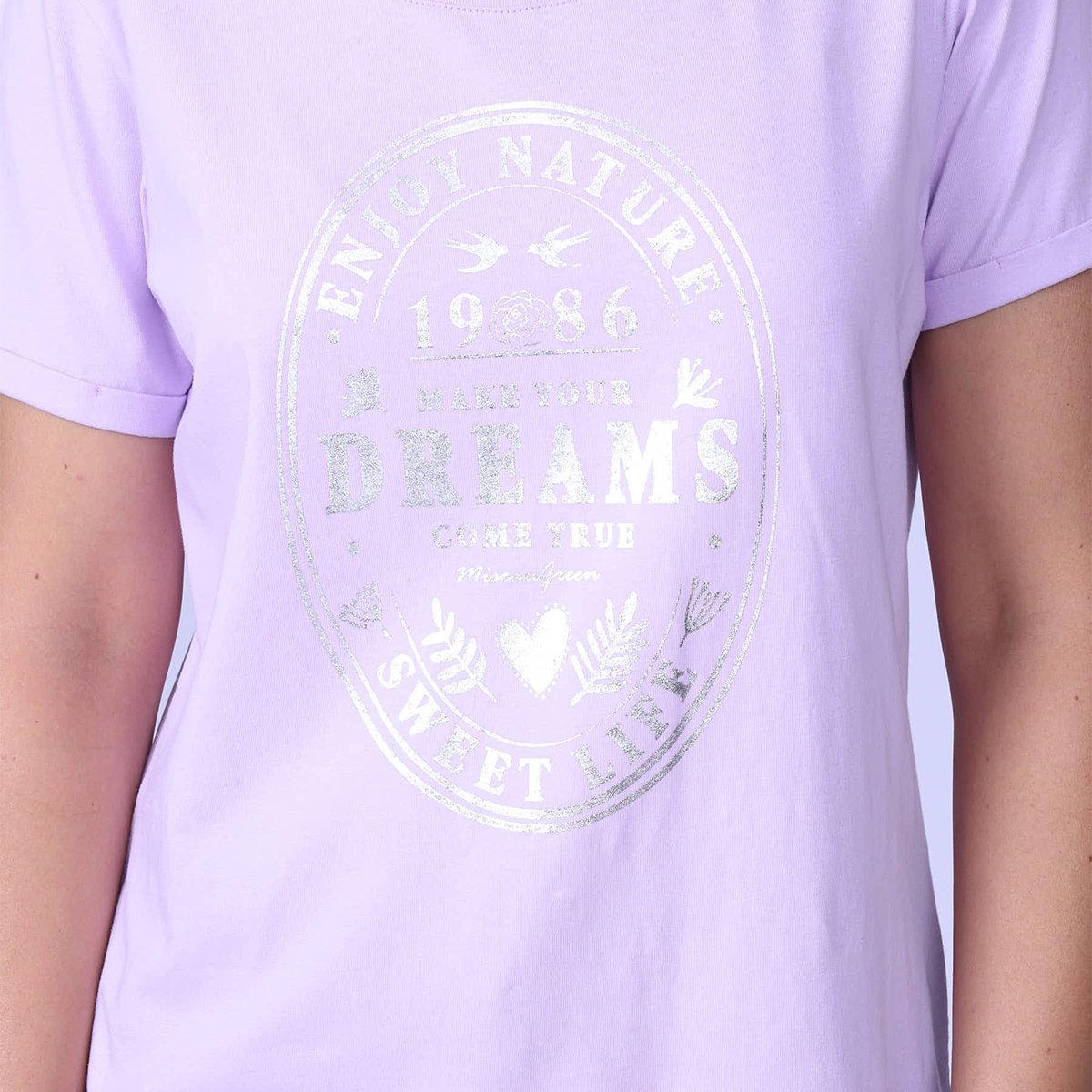 T-shirt Horbie lilas, MISE AU GREEN