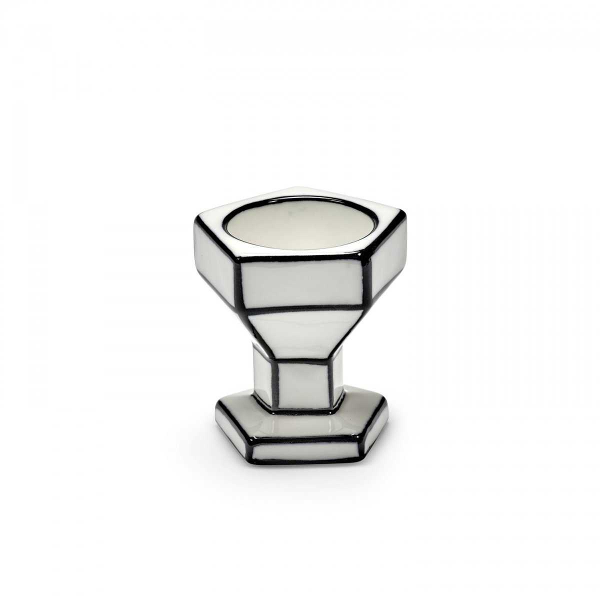 Coquetier en porcelaine Carte Blanche blanc, SERAX