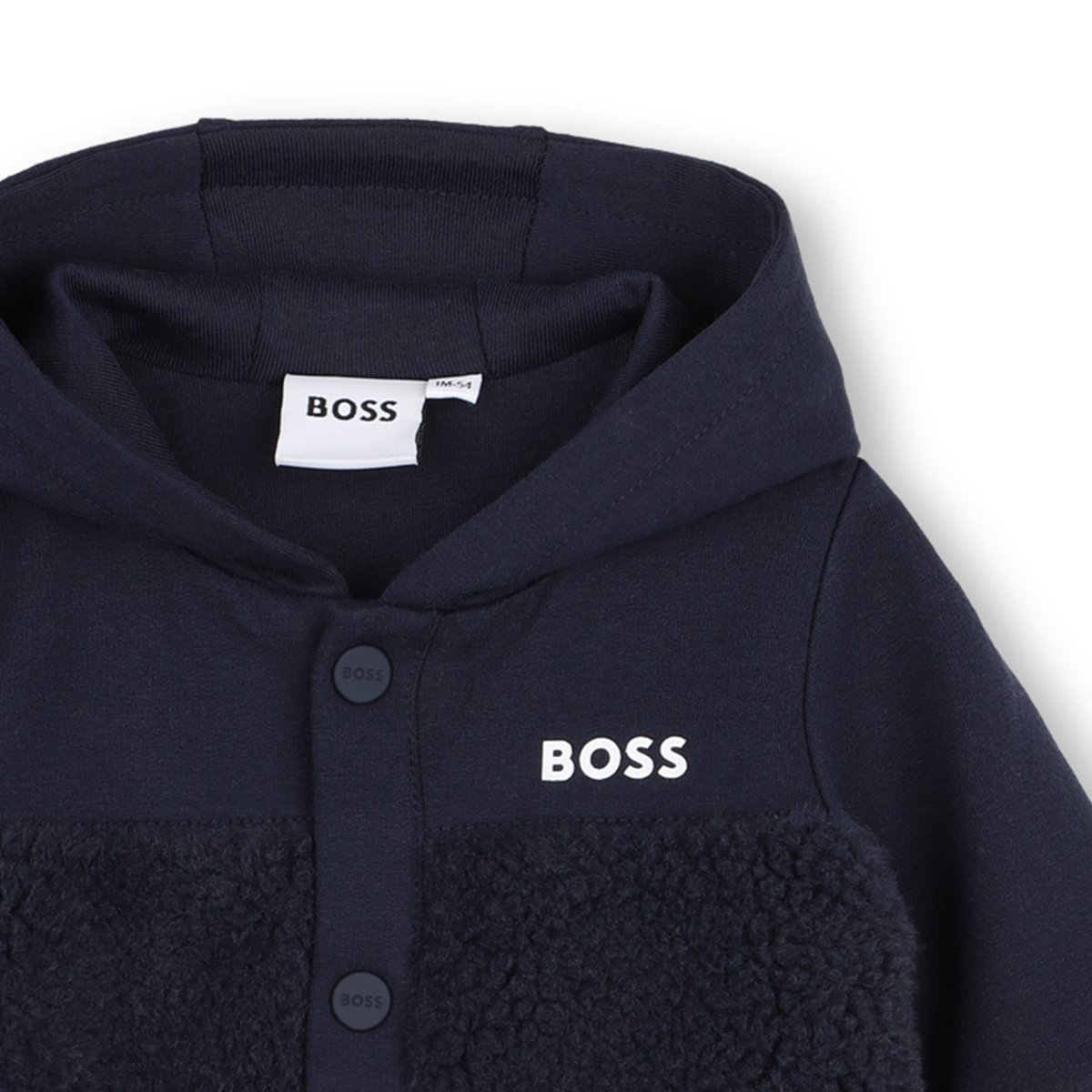 Combinaison à capuche bleu cargo, BOSS KIDSWEAR