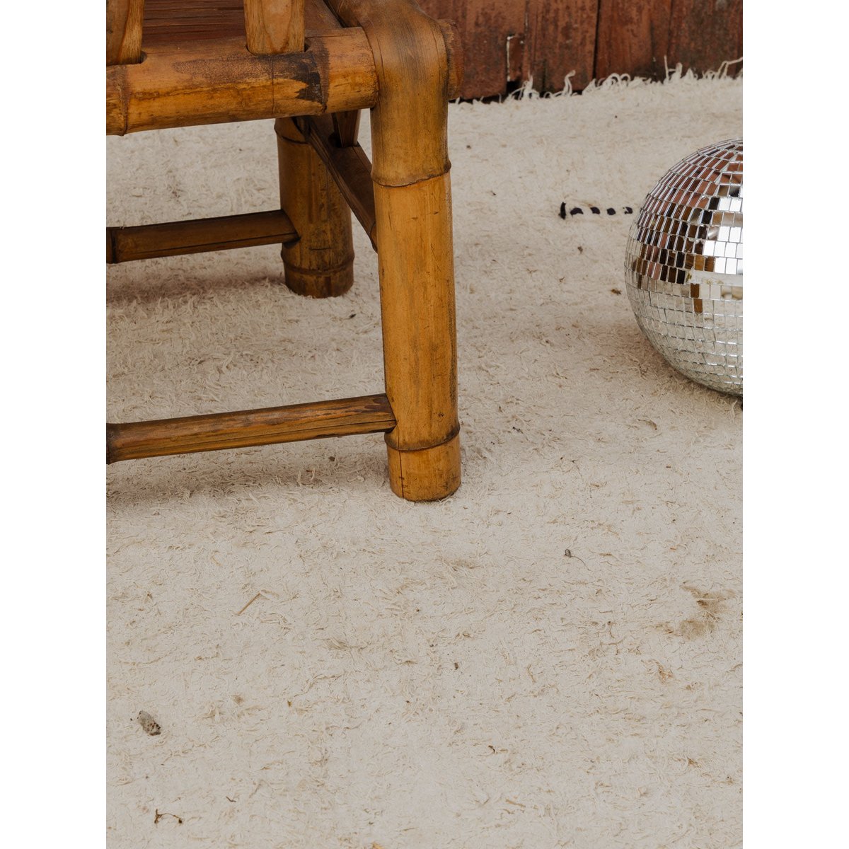 Chaise en bambou Claude N°1679 - Bon état bois clair, DEBONGOUT