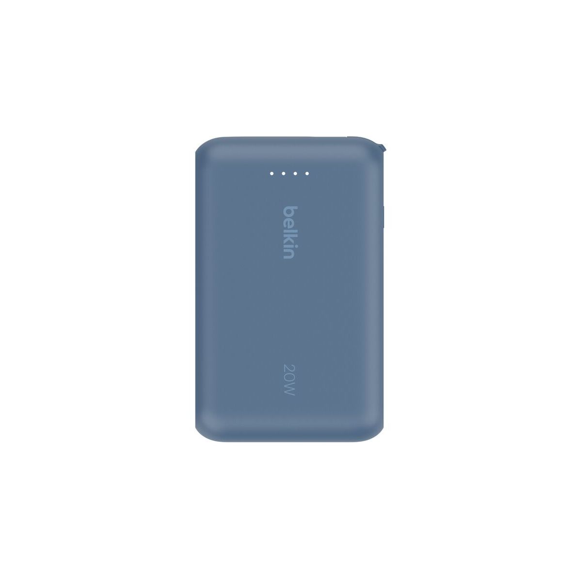 Batterie externe 10000 mAh avec cable USB-C intégre bleu couleur unique, BELKIN