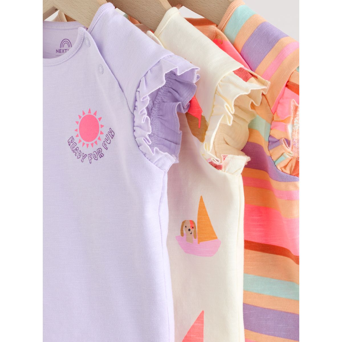 Ensemble bébé haut et short, 6 pièces été lumineux, NEXT