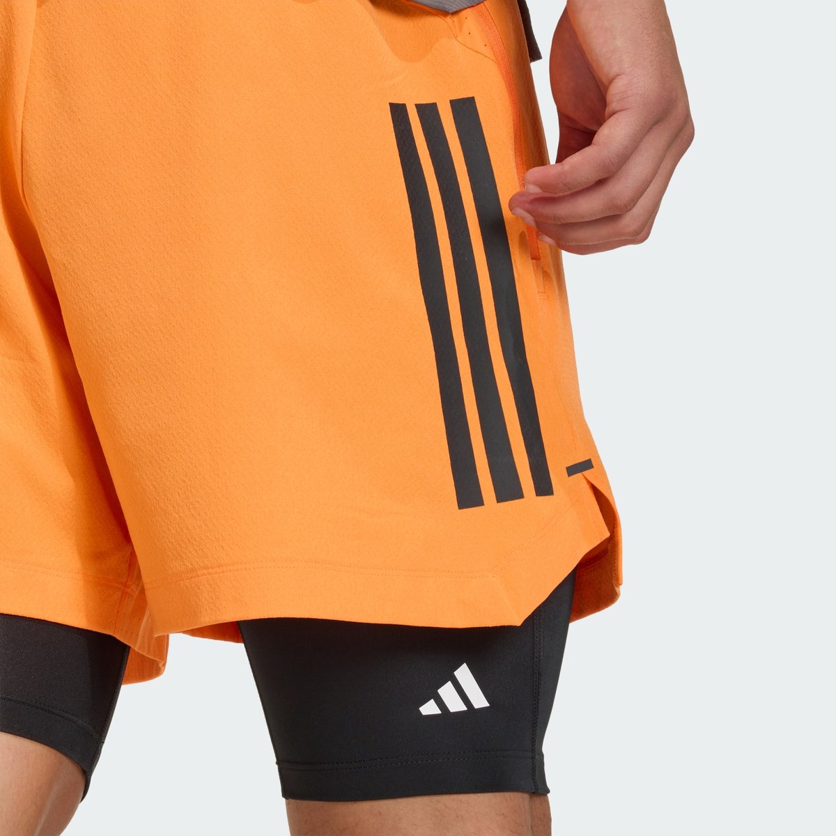 Short D4T Primelift 3 Bandes Short D4T Primelift 3 Bandes pure orange, adidas Performance