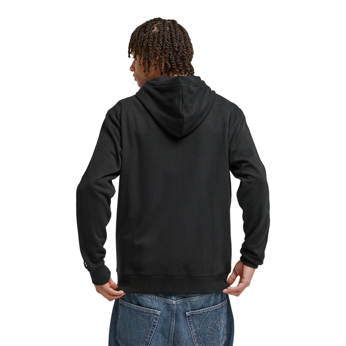 Sweat à capuche zippé LORION. noir black, DC SHOES