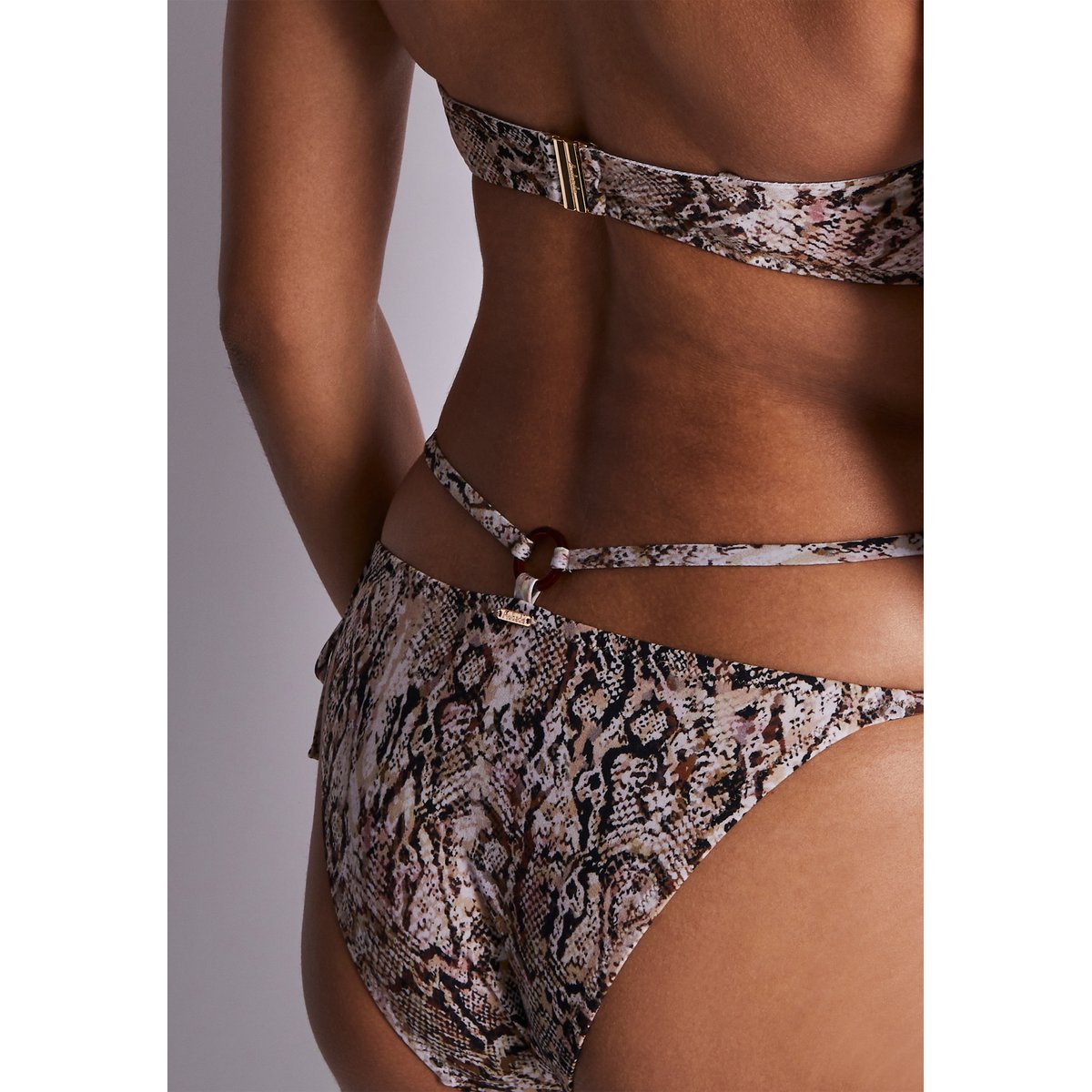Culotte de maillot de bain Mini-coeur Fierce Spirit beige, AUBADE