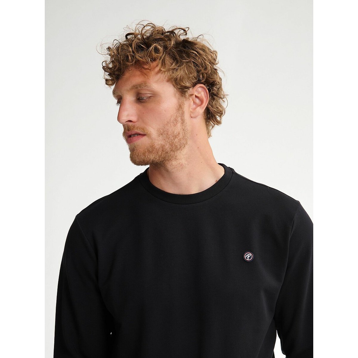 Crew Neck Sweatshirt black, PETROL INDUSTRIES