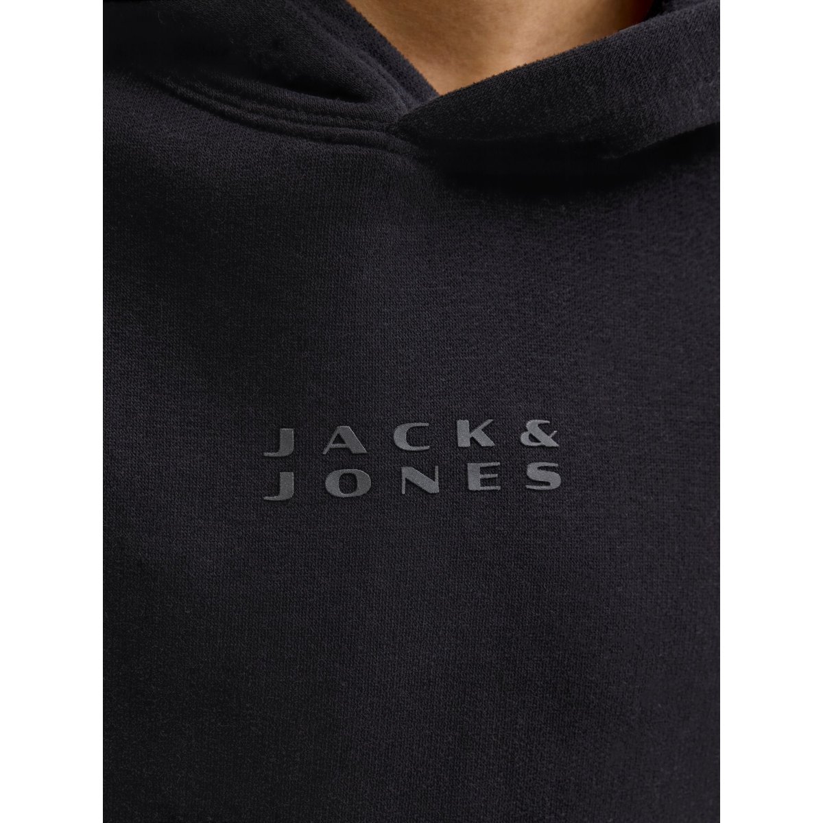 Sweat À Capuche noire - black, JACK & JONES JUNIOR