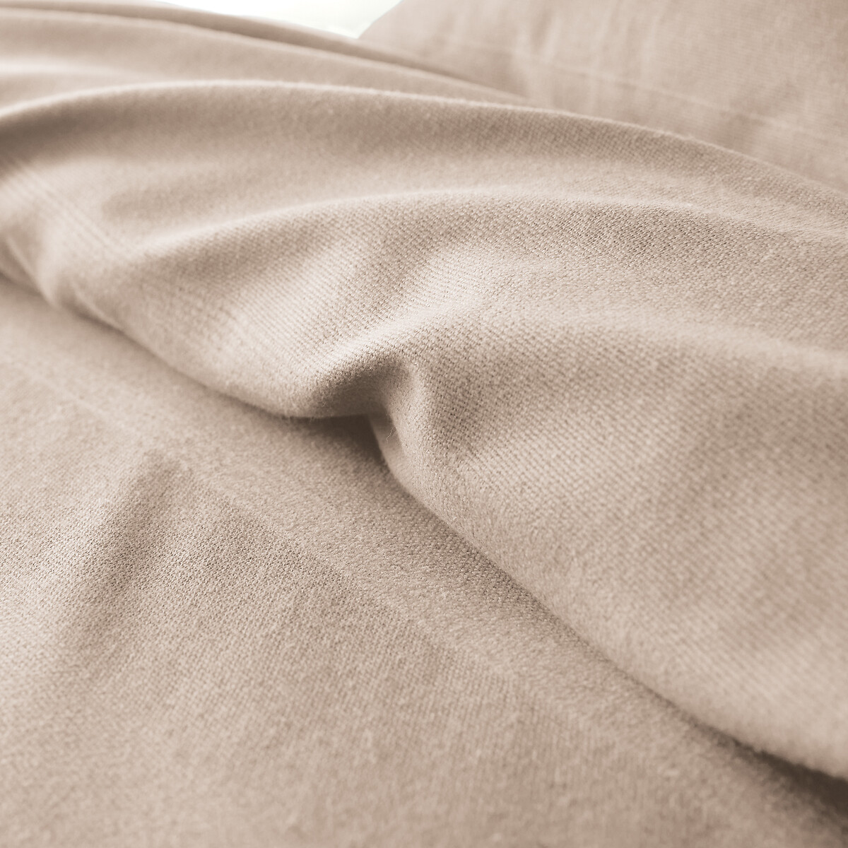 Nedo Fringed Cotton Bedspread mid beige , LA REDOUTE INTERIEURS