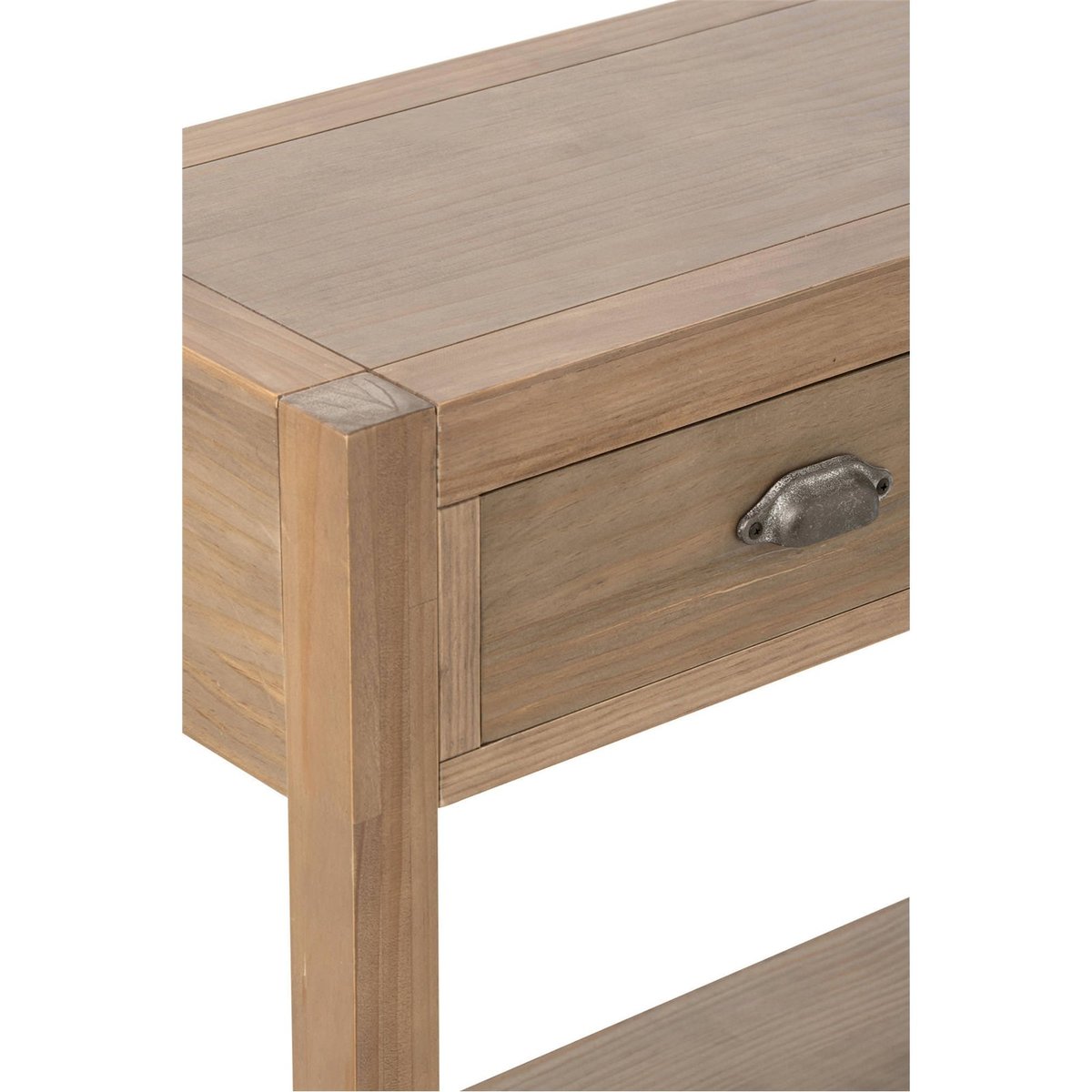 Console en bois de pin avec tiroirs naturel, RECOLLECTION