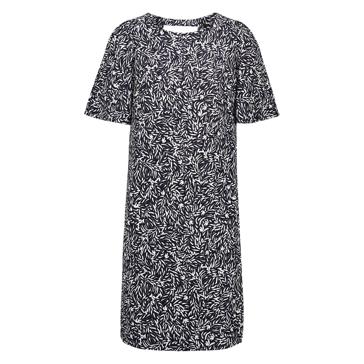 Robe-chemisier à imprimé à fleurs dark blue/cream, ZERO