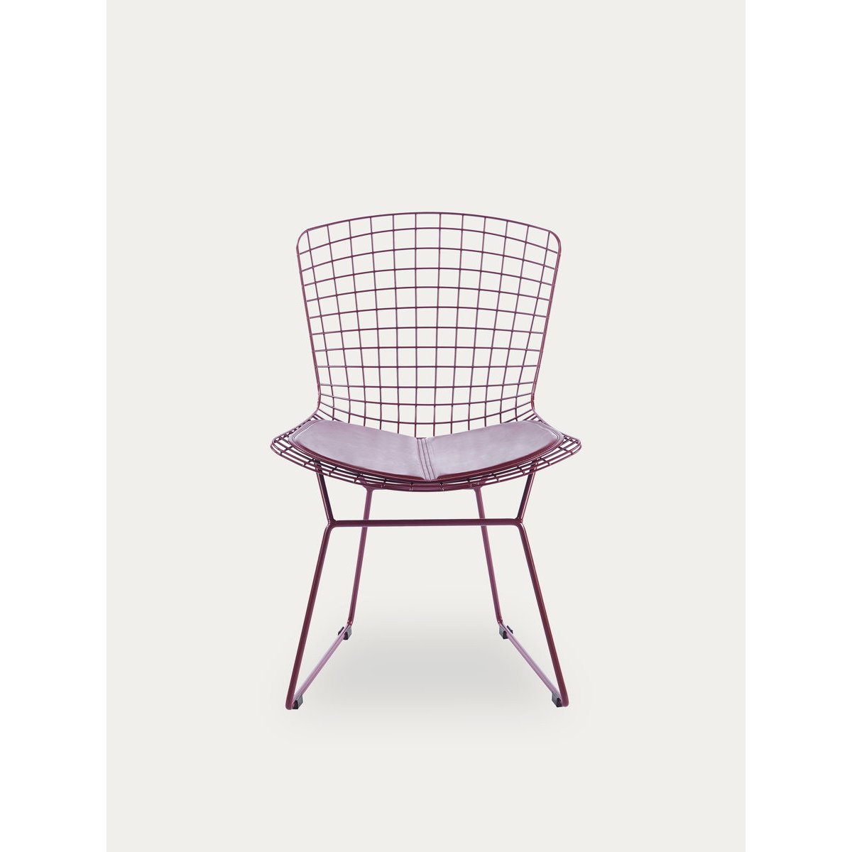 Chaise de salle à manger Métal Bordeaux-MONDRA bordeaux, KENAY