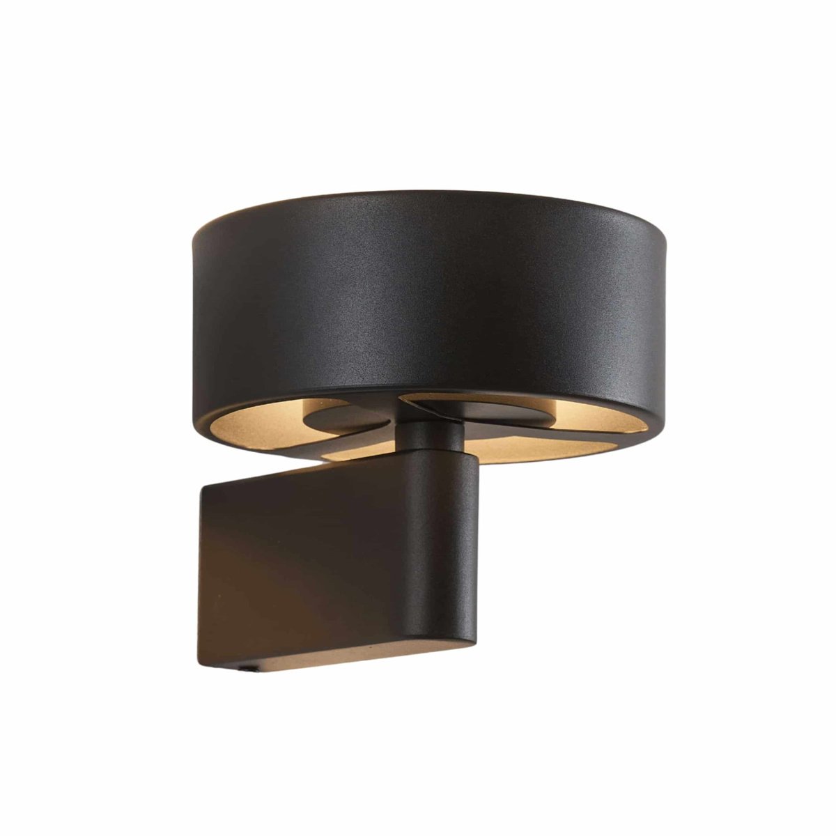 Applique disque LED graphique - PRINS noir, KOSILUM