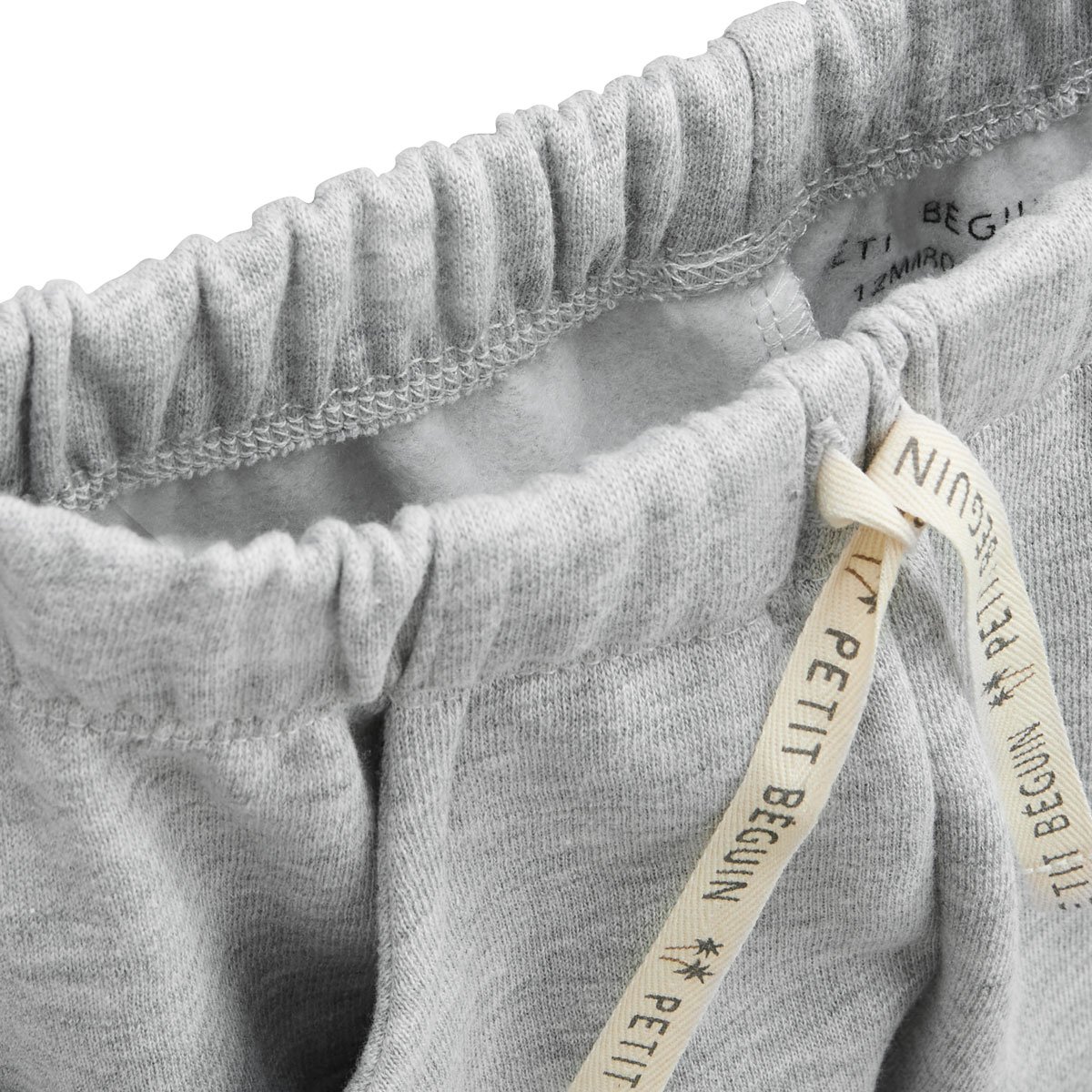 Pantalon bébé en molleton Abou gris, PETIT BEGUIN