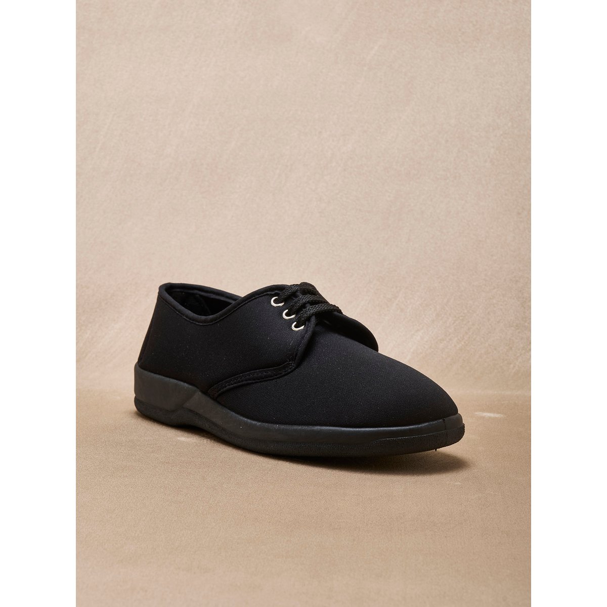 Derbies femme maille extensible noir, PEDICONFORT