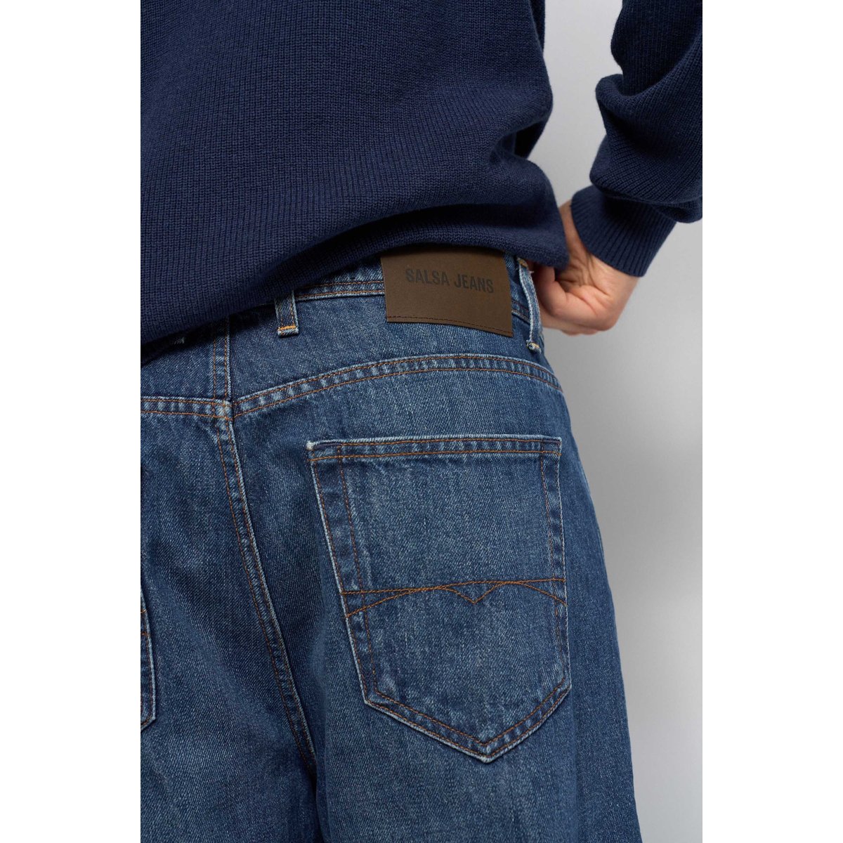 JEAN RELAXED FIT bleu vintage, SALSA JEANS