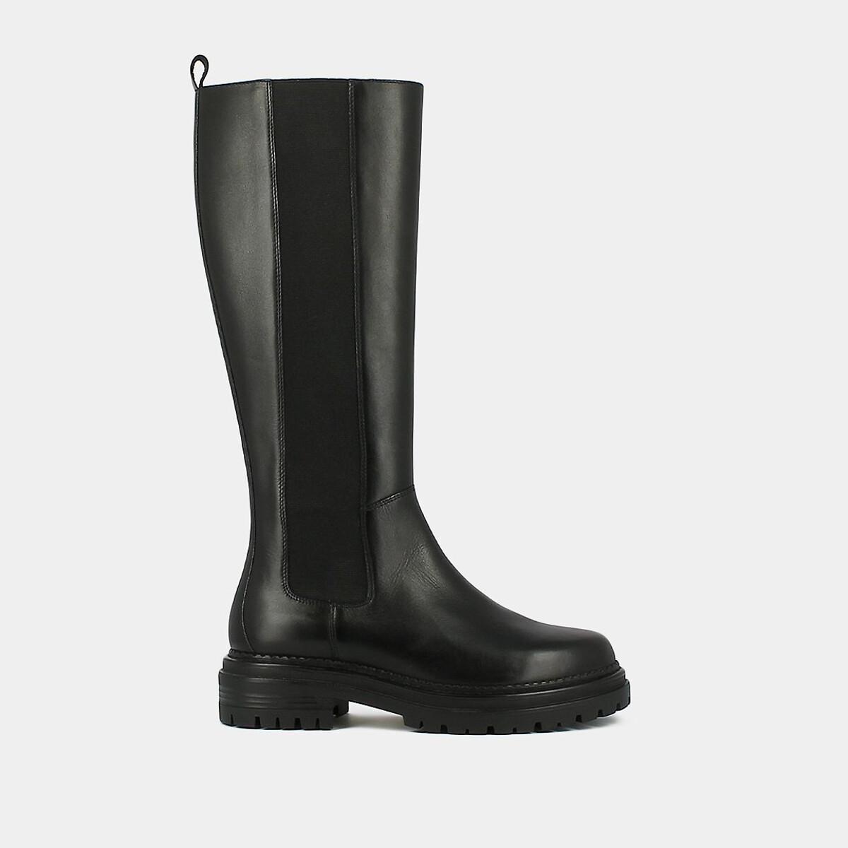 Adal Leather Calf Boots black, JONAK