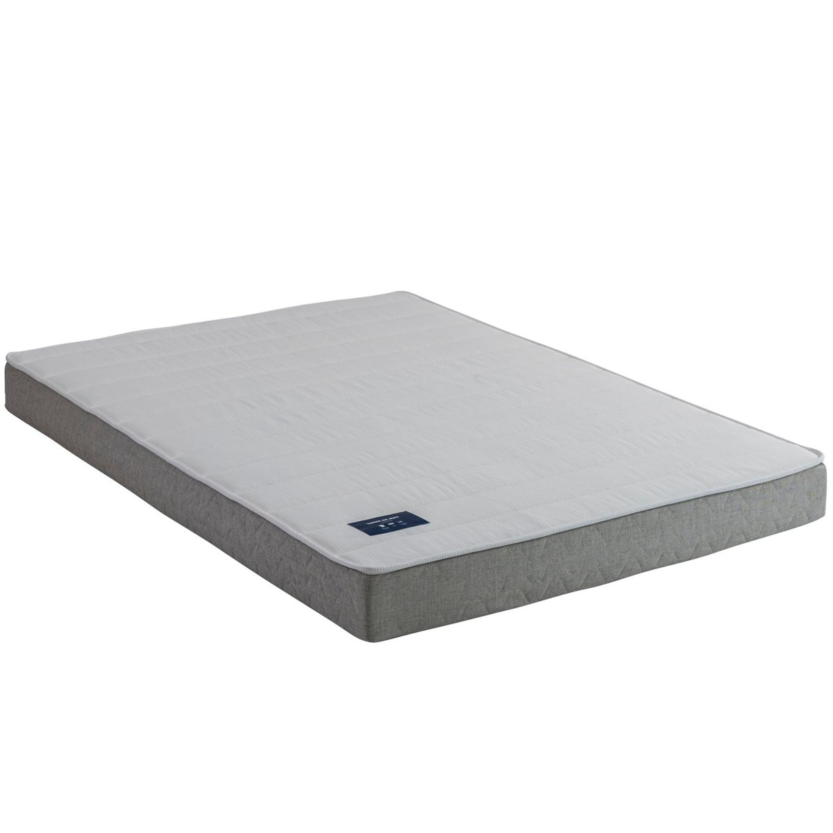 Matelas mousse & latex + sommier blanc + pieds Aisance 2.0 - Aisance 2.0 blanc, TERRE DE NUIT